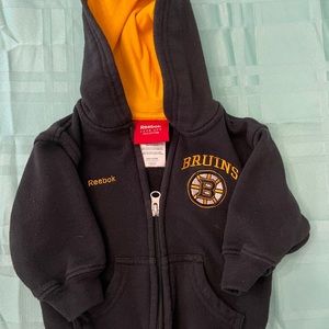 Toddler Reebok Bruins hoodie size 12 months